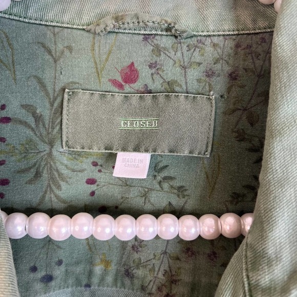 CLOSED Clothing Traveller's Joy Military Inspired Canvas Jacket SZ L - Picture 8 of 10